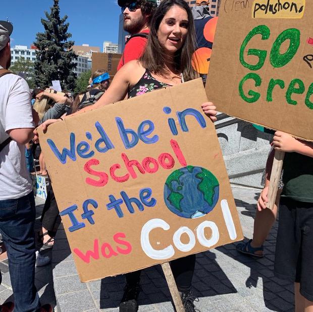 climate change protest denver rick 