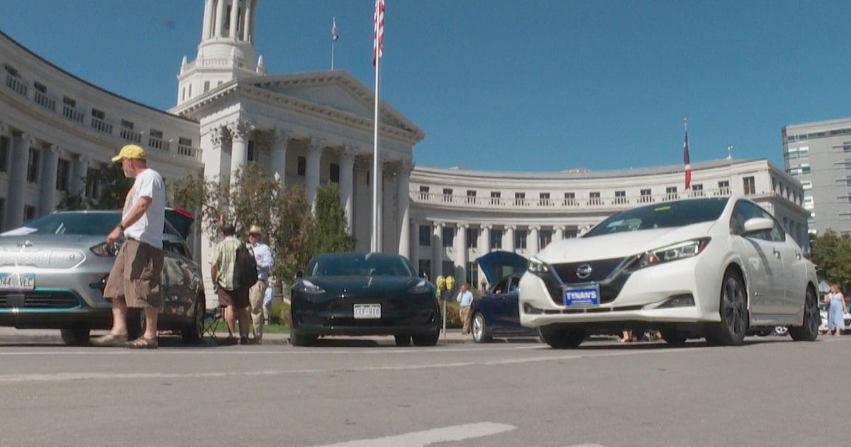 EVs Take Over Denver Streets For National Drive Electric Week CBS