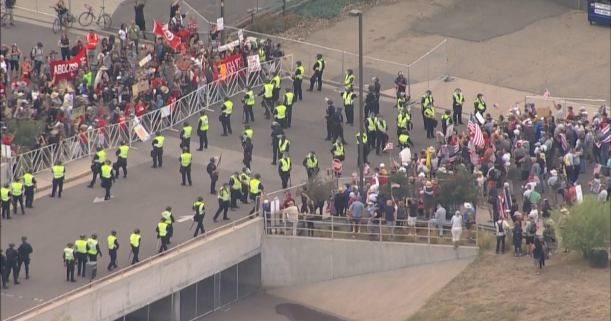Tensions Rise At ICE Facility In Aurora As Protesters & Counter ...