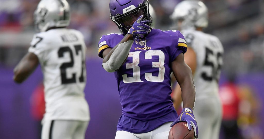 NFL Rushing Leader Cook Leads Vikes Romp Past Raiders 3414 CBS Minnesota