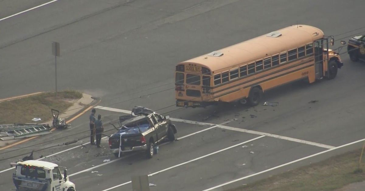 School Bus Involved In Accident In Bear, Delaware - CBS Philadelphia