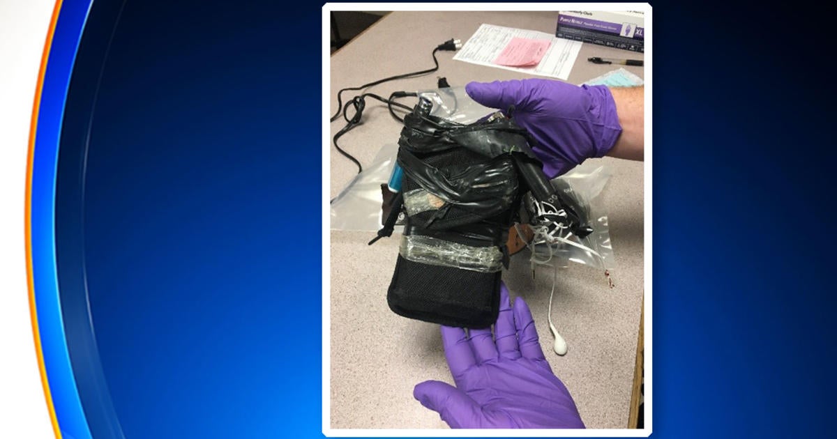 Man Wearing Fake Bomb Arrested At New Rochelle Train Station - CBS New York