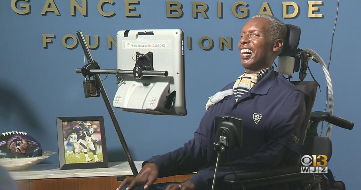 Brigance serves as Ravens' source of strength