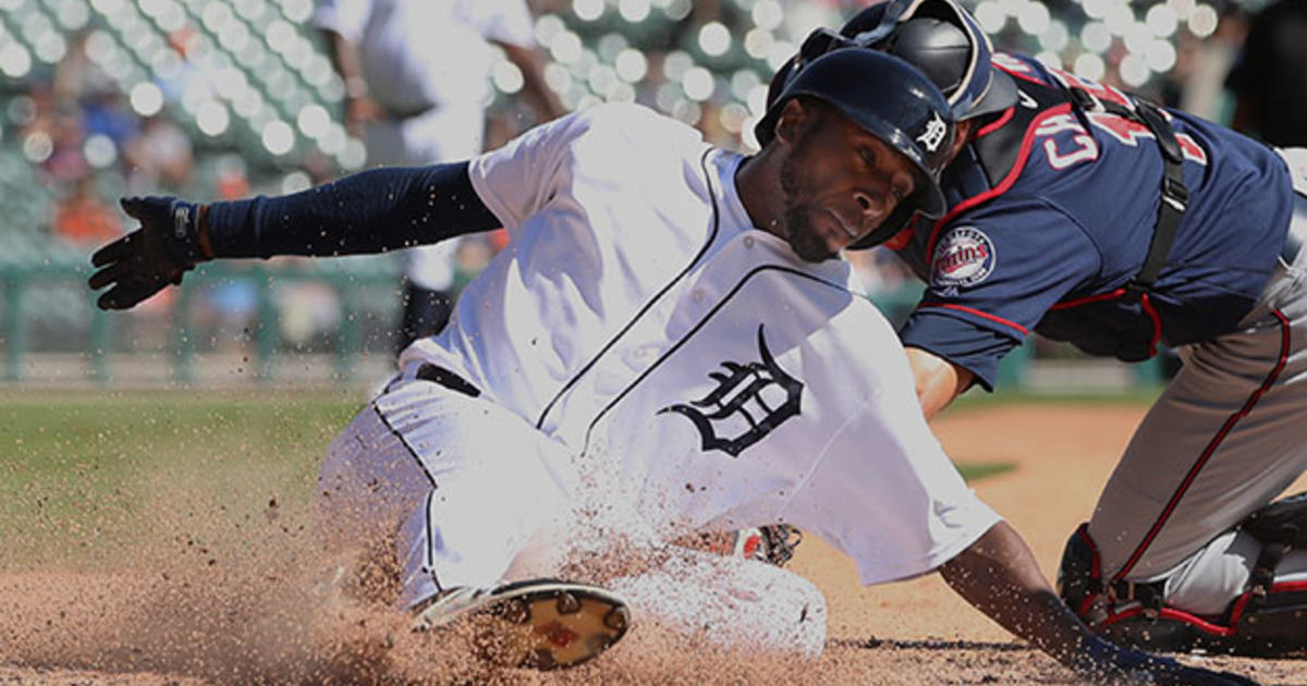 Minnesota Twins' Willians Astudillo (64) runs toward the dugout