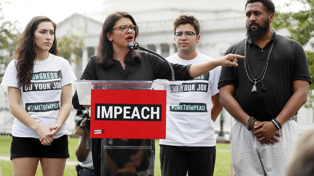Rally To Demand "Impeachment Now!" 