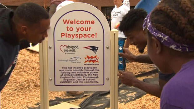 Pats Help Build Playground 2 