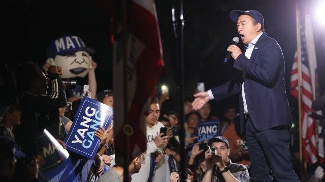 Presidential Candidate Andrew Yang Holds Campaign Rally In Los Angeles 