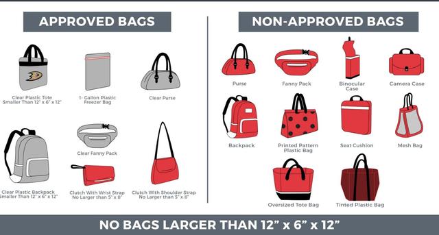 dodger stadium clear bag policy