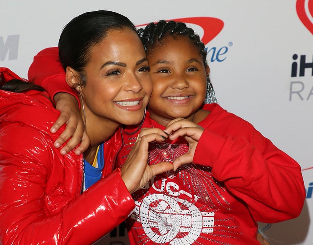 Christina Milian and her daughter Violet Madison Nash 
