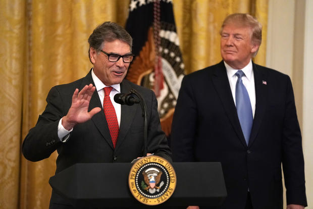 Rick Perry and President Donald Trump 