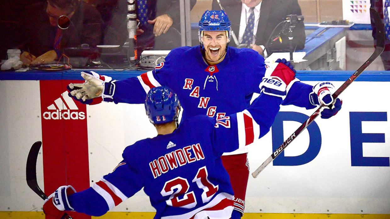 6 Rangers Score Goals In Opening Night Victory Over Jets CBS New York