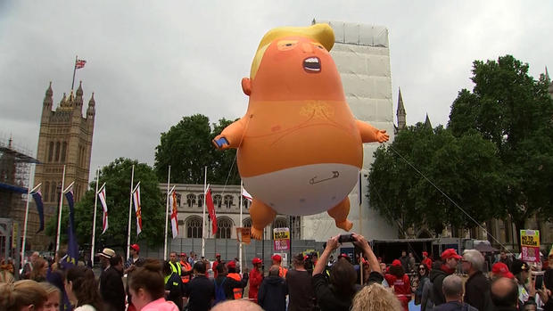 Trump Baby Balloon in London 