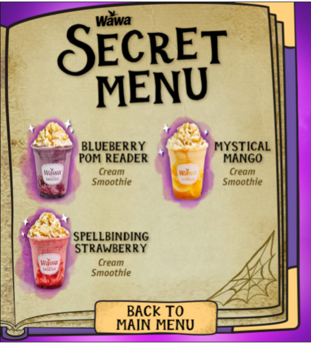 Secret menu 