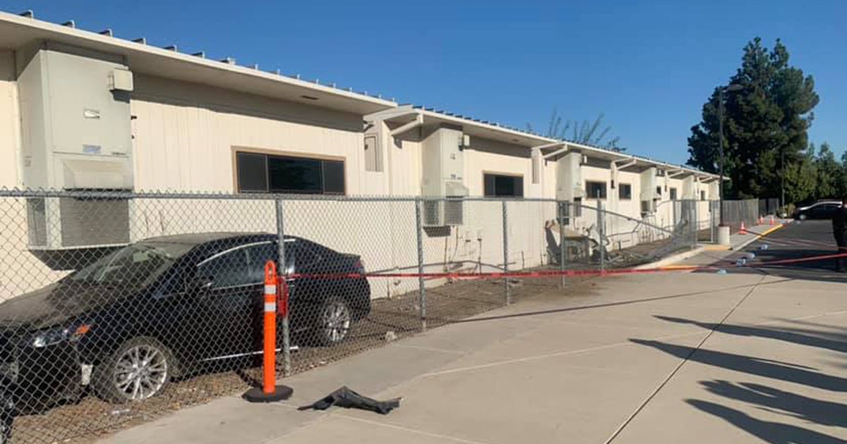 No Students Hurt After Car Crashes In Back Parking Lot At Manteca