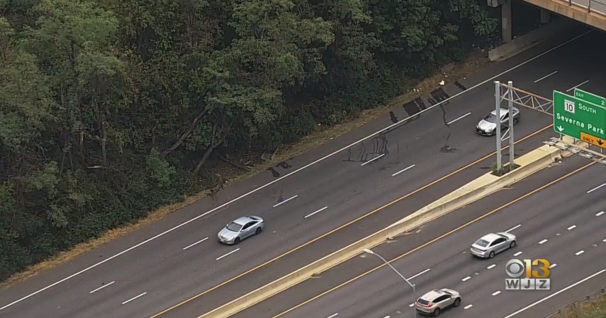 1 Person Injured After Crash On I695 In Glen Burnie CBS Baltimore