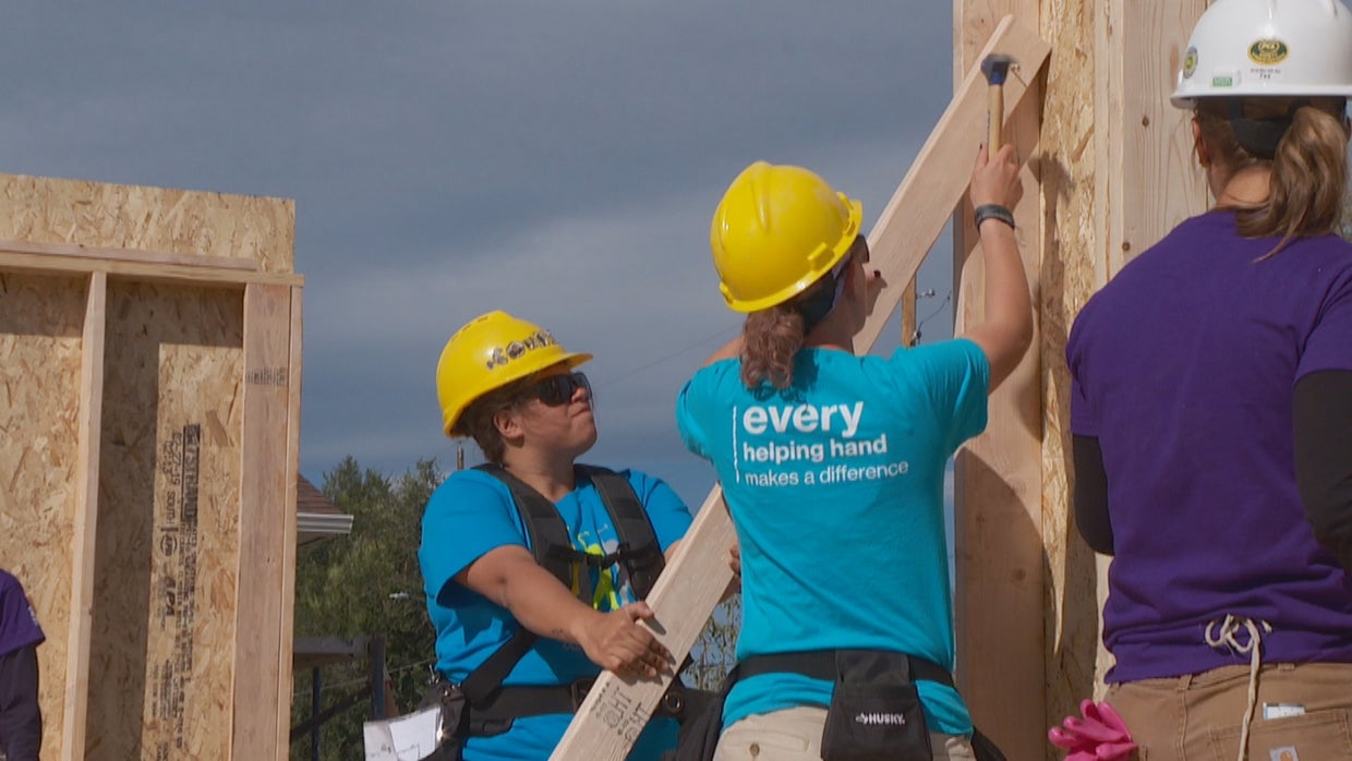 Hundreds Of Women Build Homes With Habitat For Humanity CBS Colorado