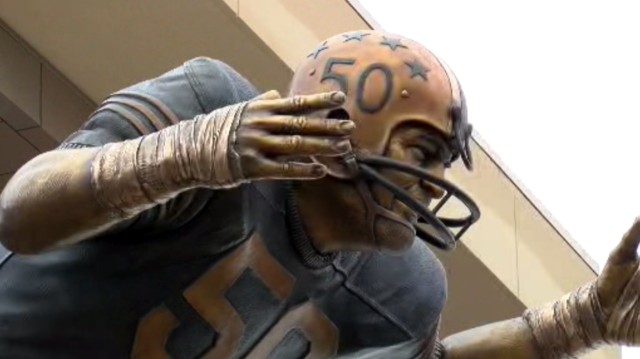 Dick Butkus humbled by honor of statue, but he has thoughts on