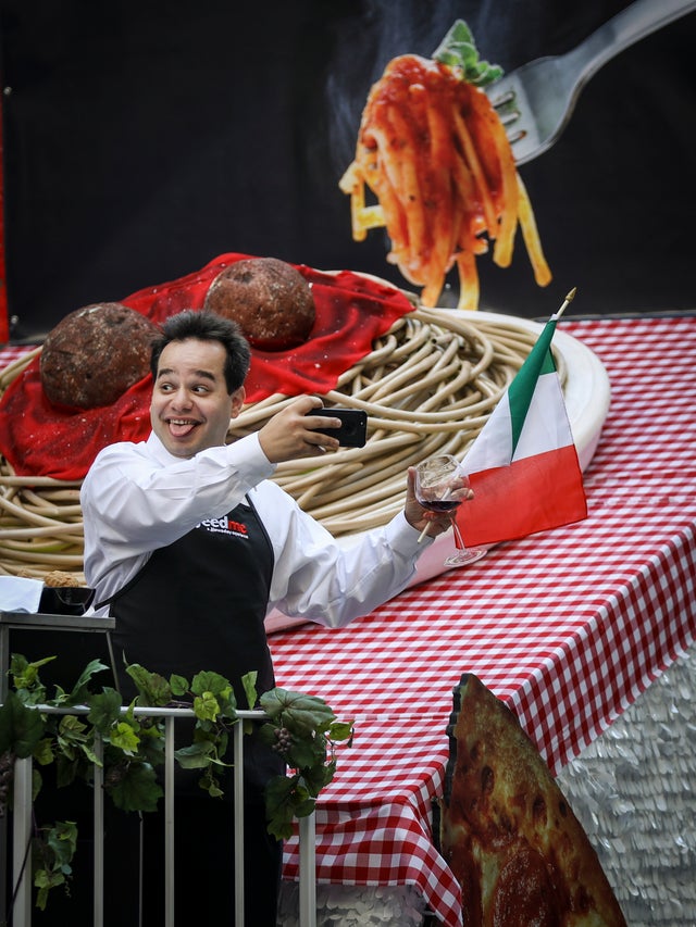 75th Annual Columbus Day Parade Marches Up New York's Fifth Avenue 