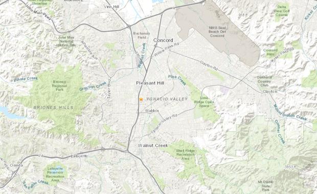 3.4 earthquake pleasant hill (USGS) 