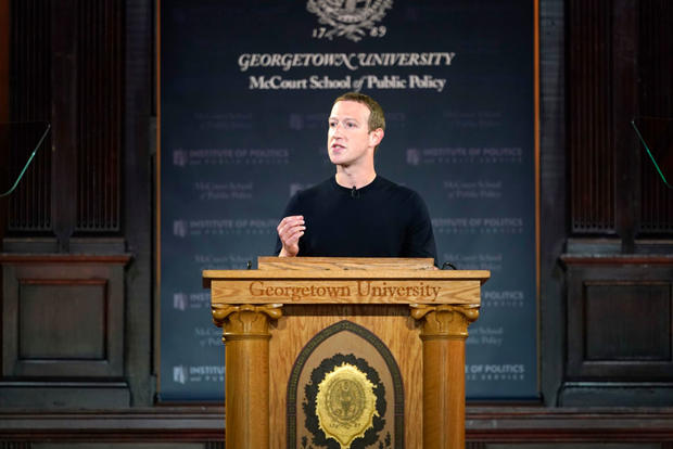 Mark Zuckerberg Talks Free Expression At Georgetown University 
