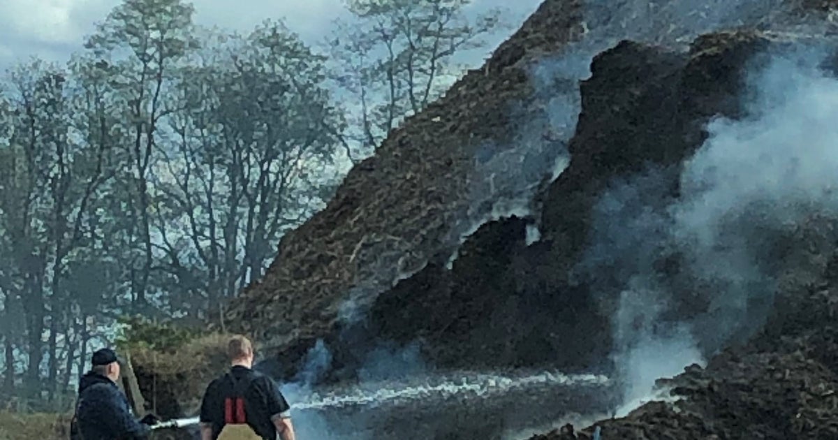 20,000 Yards Of Mulch Catch Fire In Walkersville, Officials Say CBS