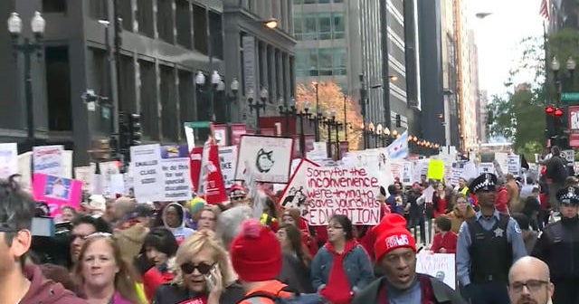 Thousands of Chicago teachers go on strike