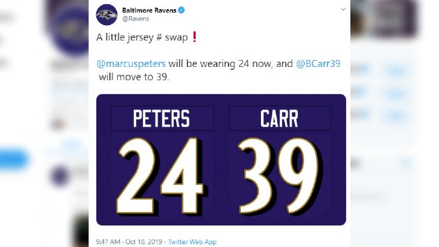 ravens-brandon-carr-marcus-peters-jersey-swap-10.18.19.jpg 
