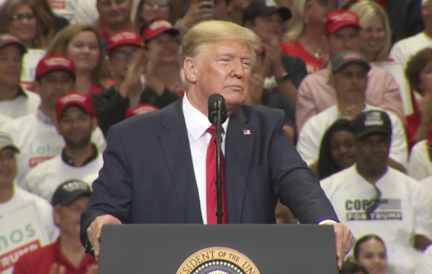 President Donald Trump rally in Dallas 
