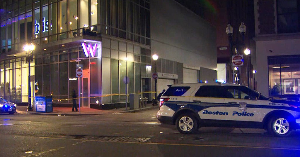 Two Men Stabbed At Nightclub Attached To W Hotel In Boston - CBS Boston