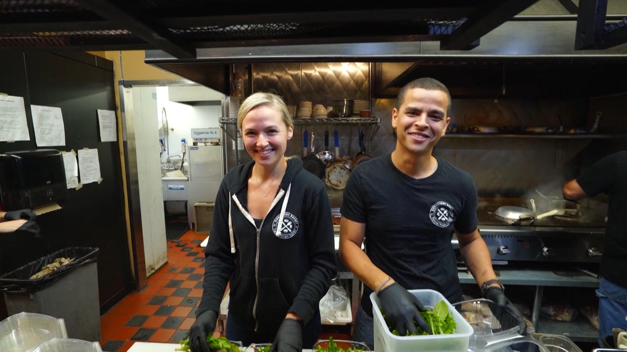 Their restaurant has donated 30,000 meals, and counting - CBS News