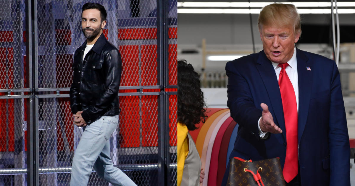 Louis Vuitton designer calls Trump a joke, accuses him of homophobia  after Texas workshop visit by president last week - CBS News
