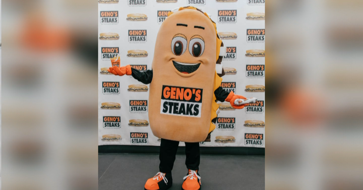 Geno's Steaks Introduces Their New Mascot To Philadelphia - CBS ...