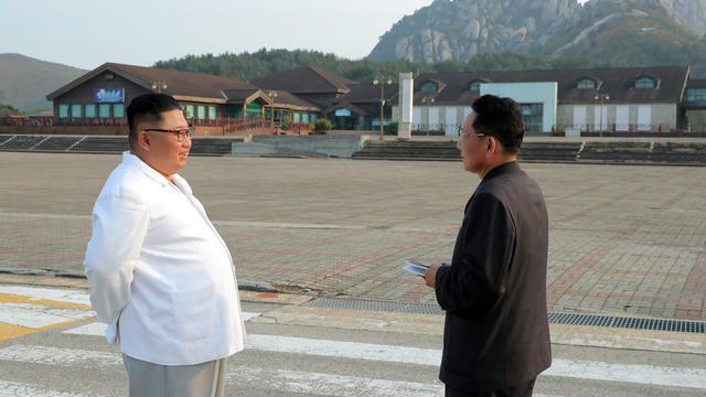 North Korean leader Kim Jong Un inspects the Mount Kumgang tourist resort, North Korea 