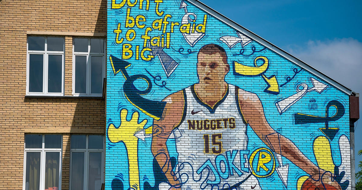 I drew this painting of Nikola Jokic about a year ago. How do you like it?  : r/denvernuggets