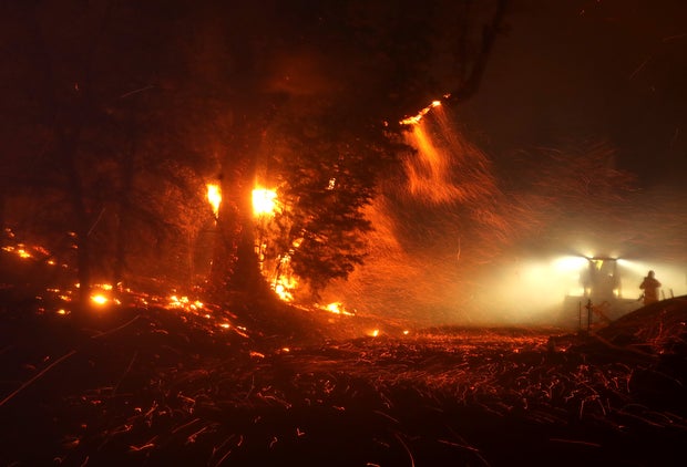 Evacuations Issued For Parts of Sonoma County As Kincade Fire Spreads 