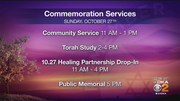 tree of life commemoration schedule 