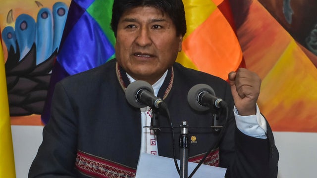 President Evo Morales Press Conference 