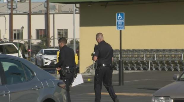 One Shot, Suspect In Custody In 'Gun Battle' Outside North Hollywood Supermarket 