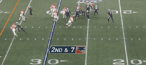 Tom Brady to Mohamed Sanu 