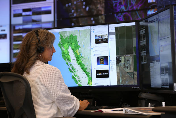 California\'s PG&amp;E Offers Media Tour Of Its Wildfire Operations Center 
