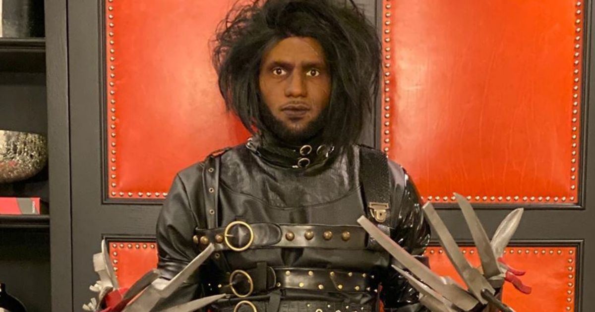 LeBron James is Edward Scissorhands for Halloween and more celebrity Halloween costumes CBS News