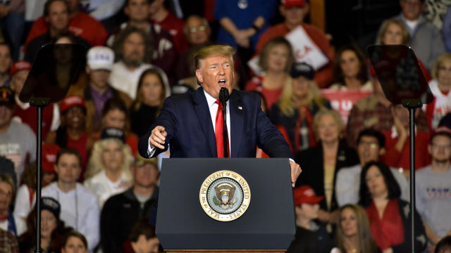 President Trump Holds Rally In Tupelo, Mississippi 