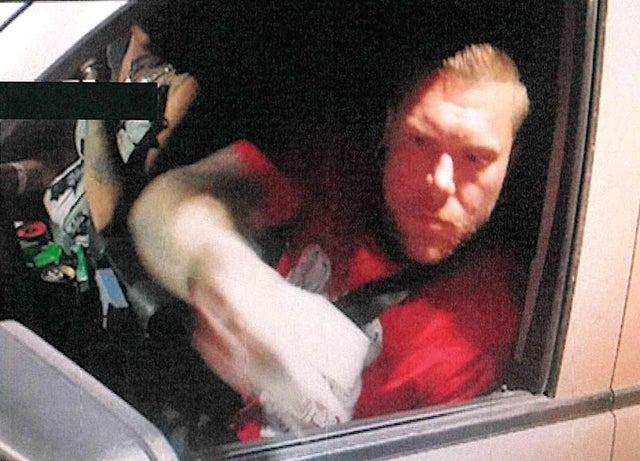 Two persons of interest are seen crossing the U.S.-Mexico border in an image released by the Kleberg County Sheriff's Office in Texas on November 4, 2019.