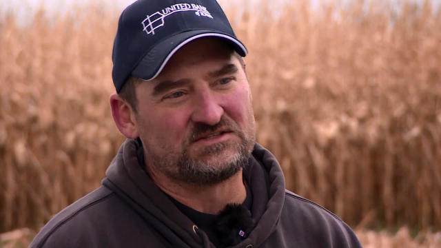 Tim Bardole, the president of the Iowa Soybean Association, speaks to CBS News. 