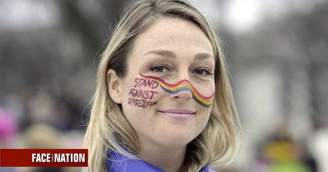 Faces from the inauguration and Women's March
