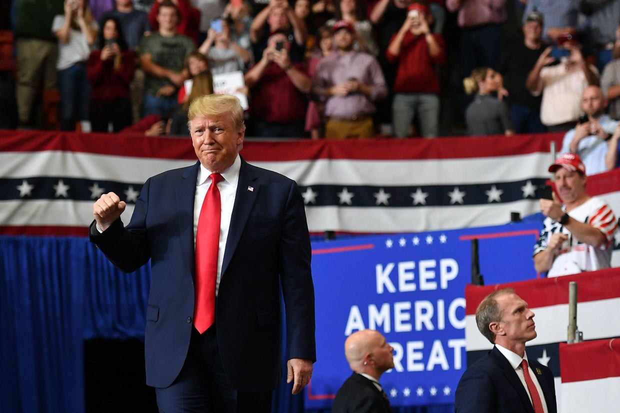 Trump rally Louisiana: Watch President Donald Trump campaign against ...
