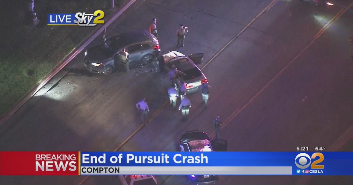 Stolen Vehicle Suspect Taken Into Custody In Compton CBS Los Angeles