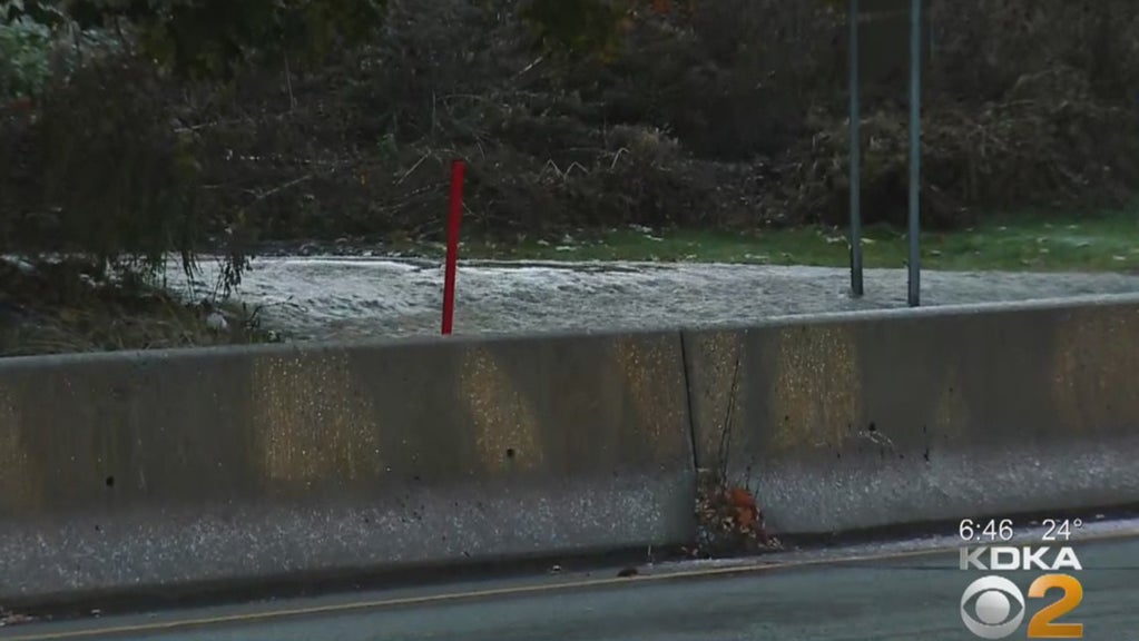 McKnight Road Northbound Reopens After Major Water Main Break - CBS ...