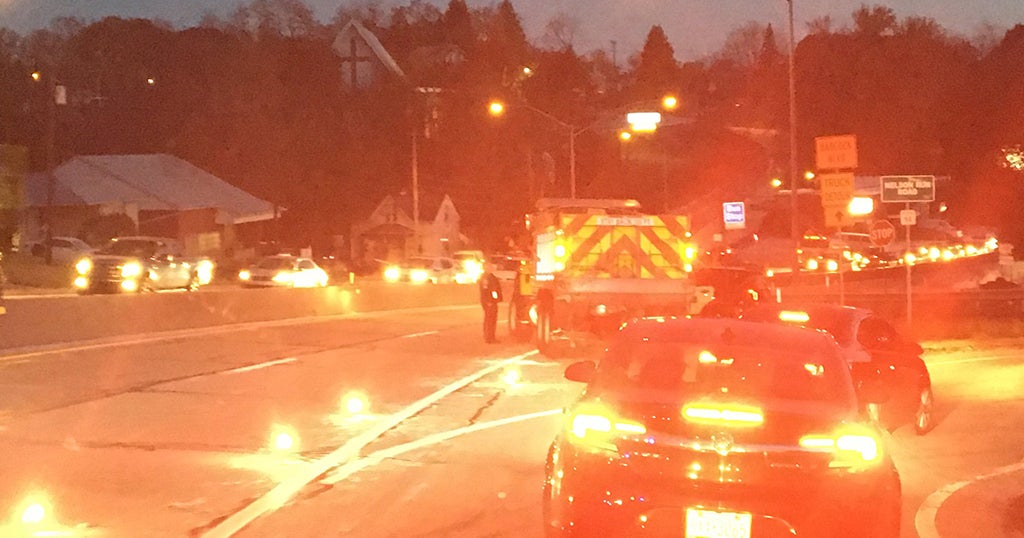 McKnight Road Northbound Reopens After Major Water Main Break - CBS ...