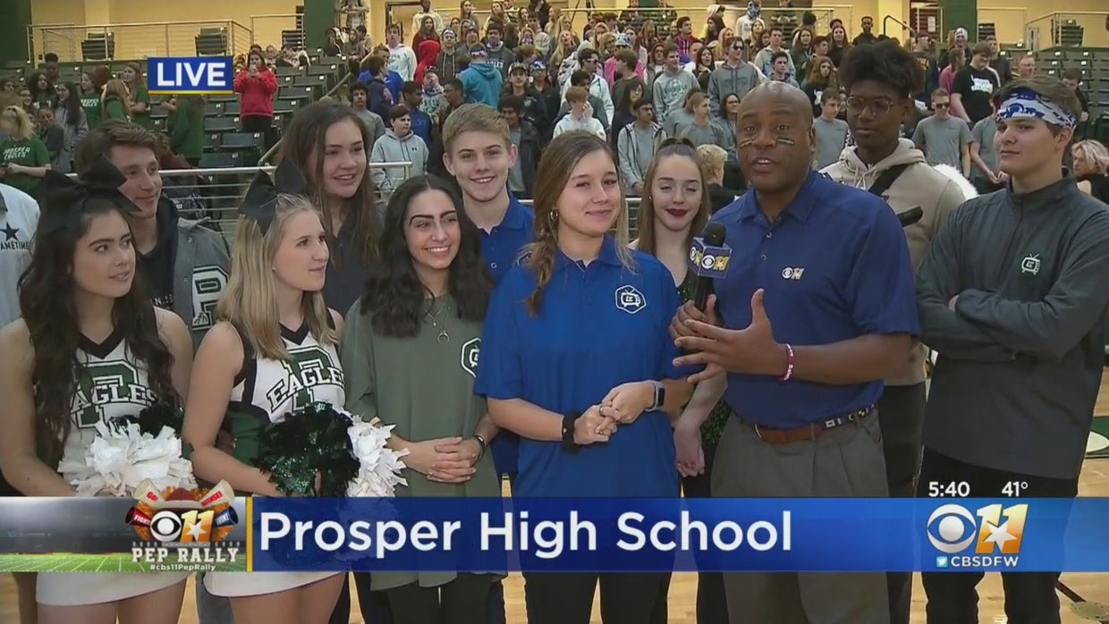 CBS 11 Pep Rally Prosper High School